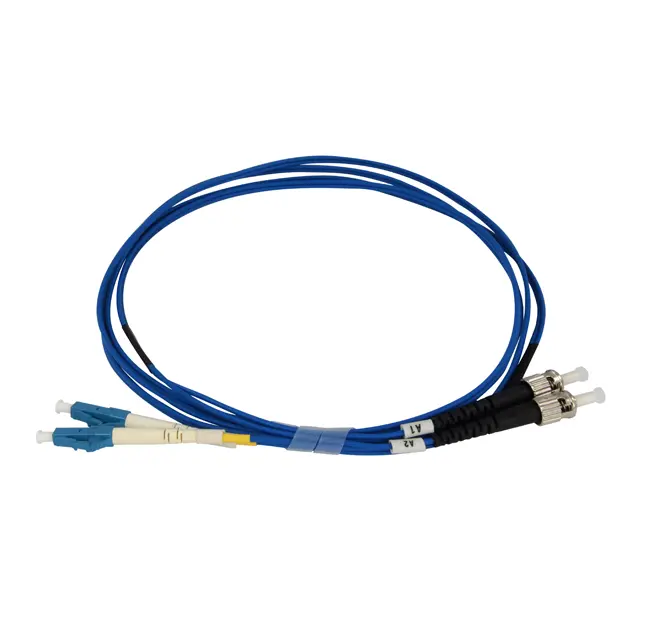 Single-mode 9/125 ST-LC bifiber patch cord – 1 mt