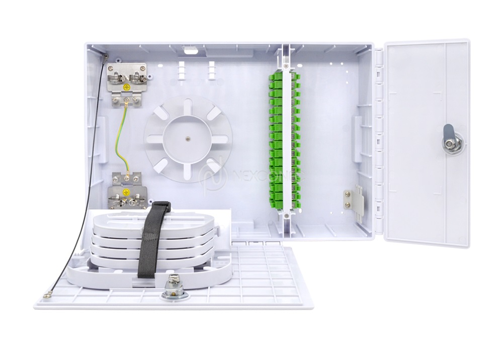 LOCKABLE (DOUBLE DOOR) INDOOR WALL BOX 48 PORTS SC - WP48D