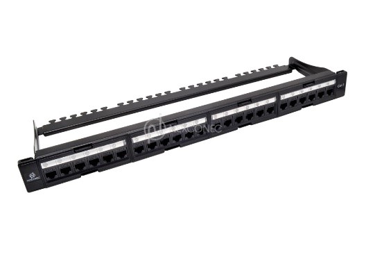 CAT6 UTP FLAT KEYSTONE JACK PATCH PANEL - CM61UKBK 