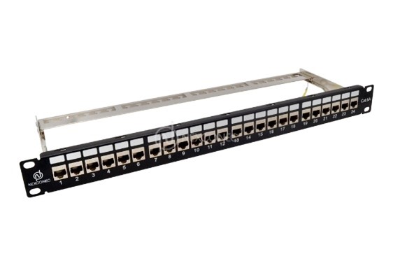 CAT6A STP FEED THRU ADAPTER PATCH PANEL - CM6A1SF 