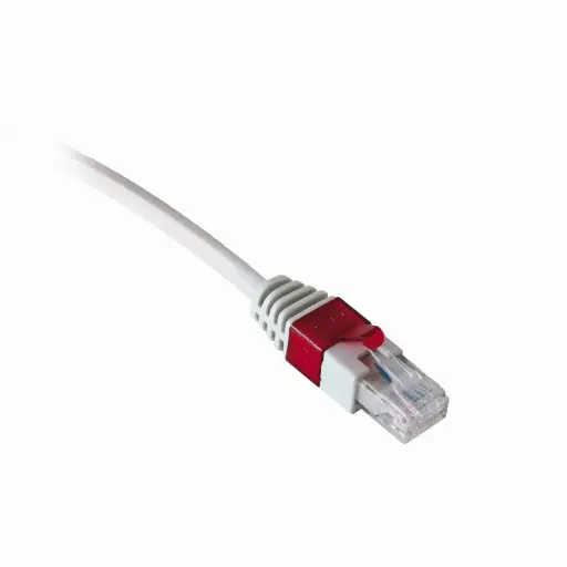 CCS F/UTP RJ45-RJ45 patch cord CAT.6 – FLEX – PVC – white – 1 mt