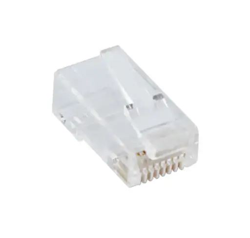 Cat 5E UTP 8-pole RJ45 plug